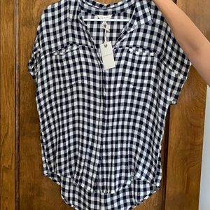NWT Lucky Brand Button Down Blouse